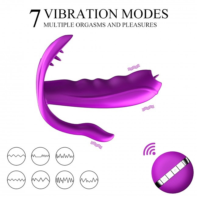 �������� � ������� � ���������� Boss Silicone Panty Vibrator USB, 7 Function, Heating