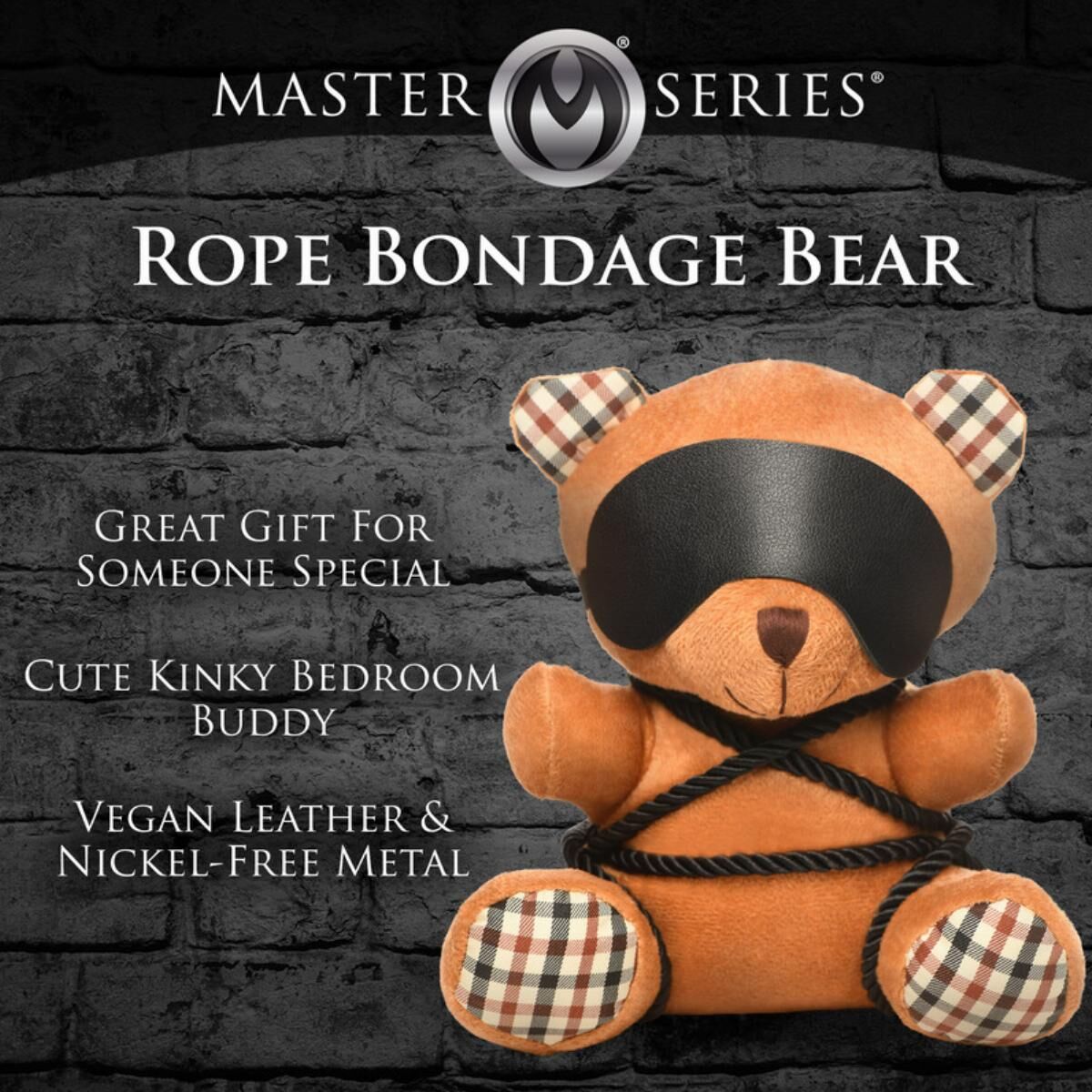    ROPE Teddy Bear Plush Master Series, 22 x 16 x 12