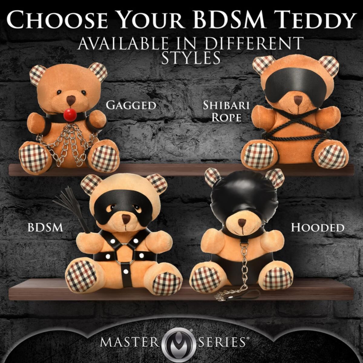    ROPE Teddy Bear Plush Master Series, 22 x 16 x 12