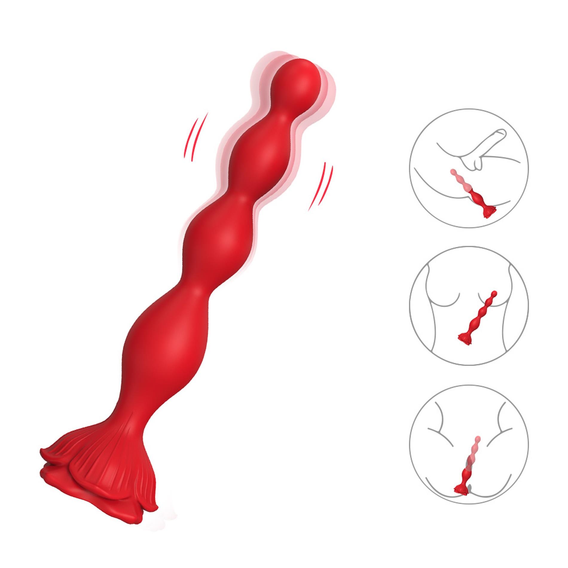      ,   Boss Rosestick Red, 9 Vibration Functions