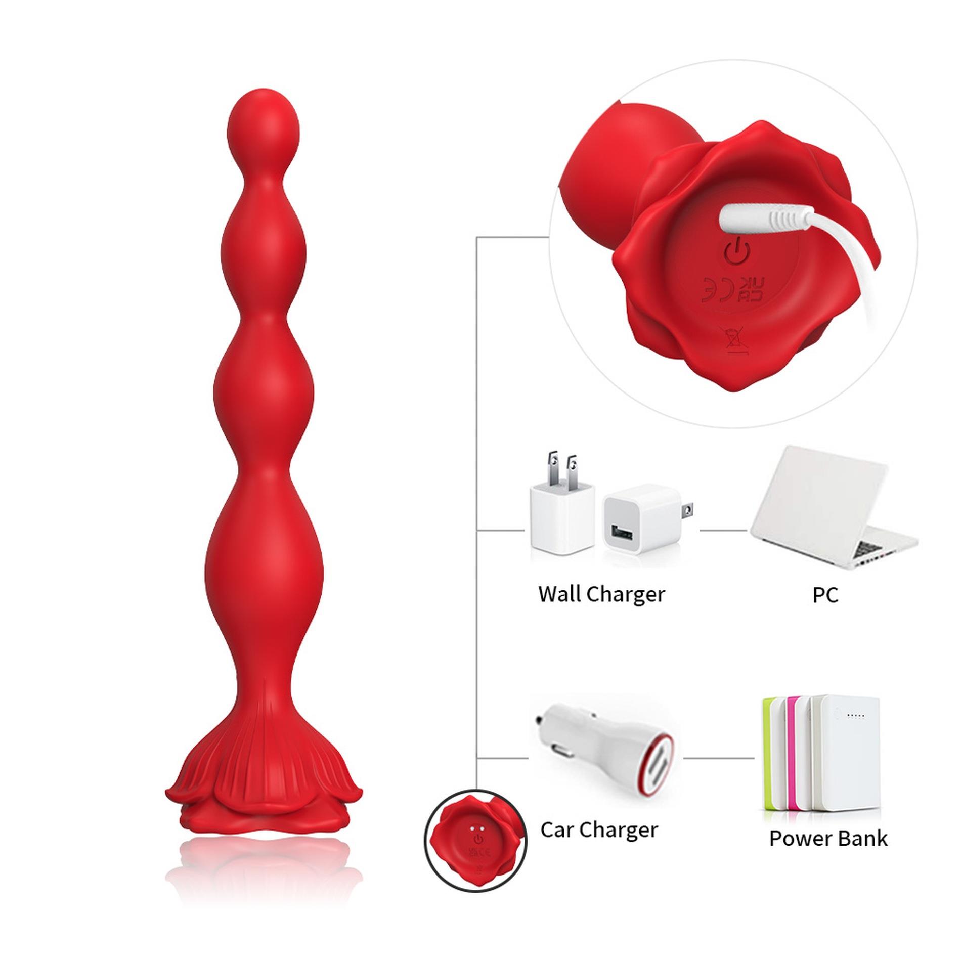      ,   Boss Rosestick Red, 9 Vibration Functions