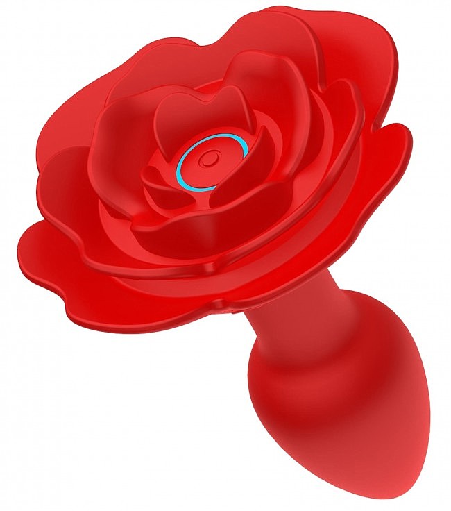   Rose Rotating Anal Plug, 15,2  4,5 