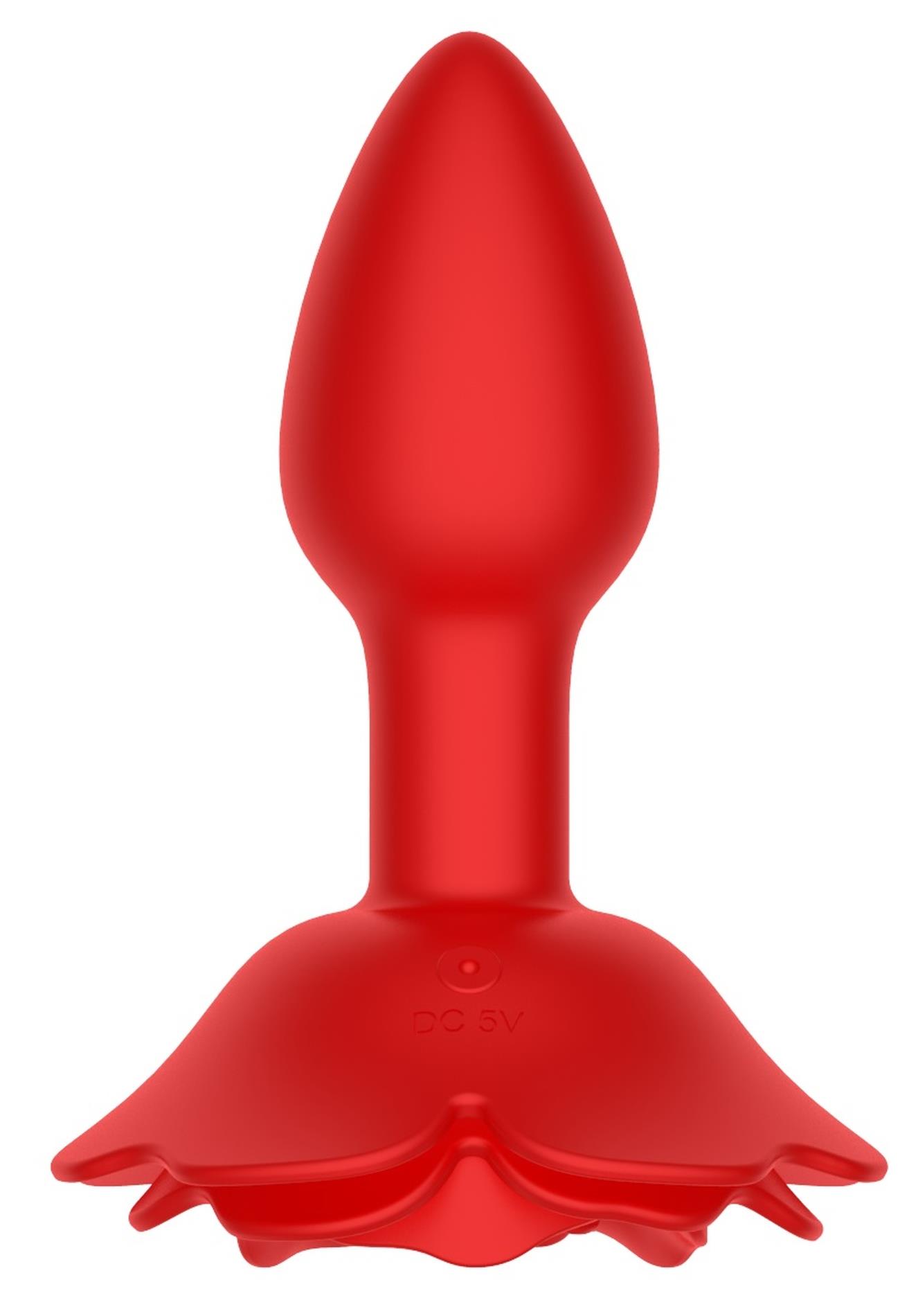   Rose Rotating Anal Plug, 15,2  4,5 