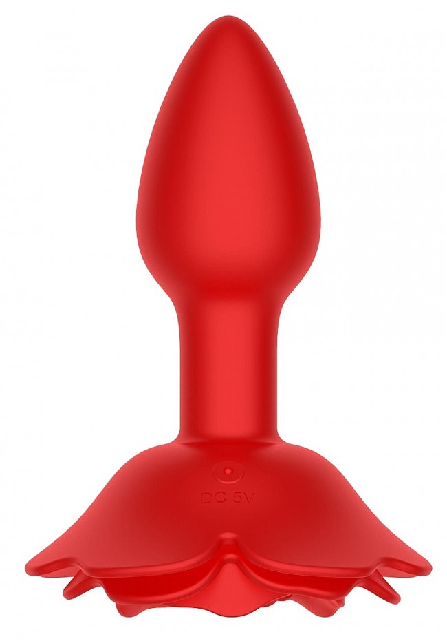   Rose Rotating Anal Plug, 15,2  4,5 
