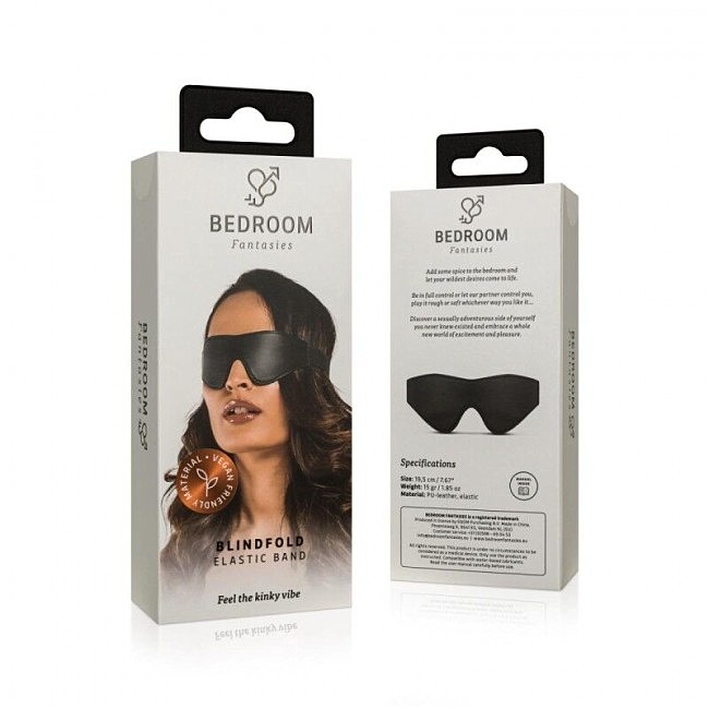      Bedroom Fantasies Blindfold Elastic Band Black