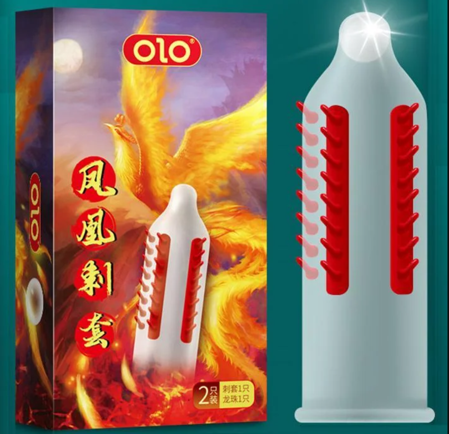   OLO   +  «Phoenix Spiny condom» (1  + 1 )