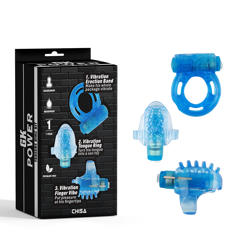     Chisa GK Power Teasers Ring Kit Blue, 3 