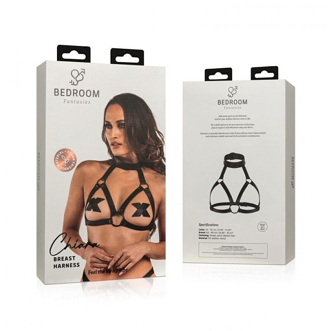  Bedroom Fantasies Chiara Breast Harness  Black