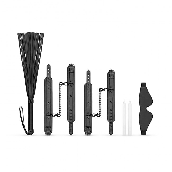    Bedroom Fantasies Bondage Kit Set 5-piece Black, 