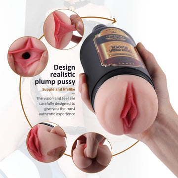 -     Vagina Realistic Wine Bottle XISE