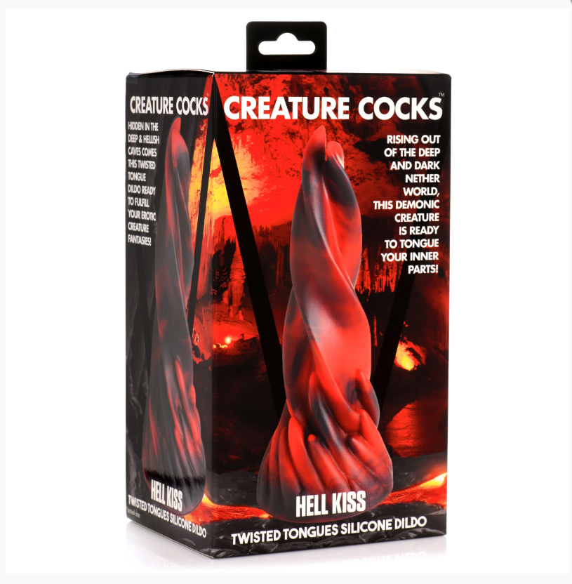      Creature Cocks Hell Kiss Twisted Tongues Silicone, 18.85.6  (  )