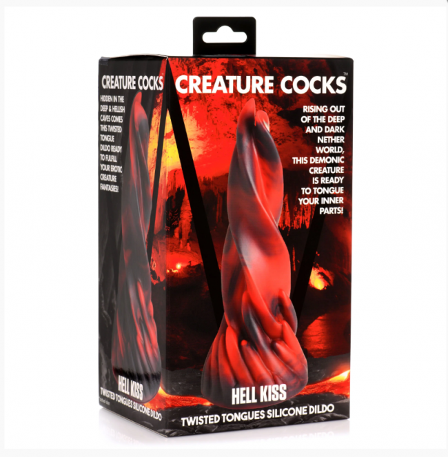      Creature Cocks Hell Kiss Twisted Tongues Silicone, 18.85.6  (  )