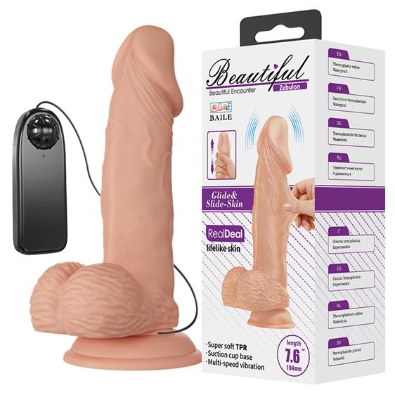     Baile Beautiful Encounter Zebulon Vibrator Flesh, 19,4 