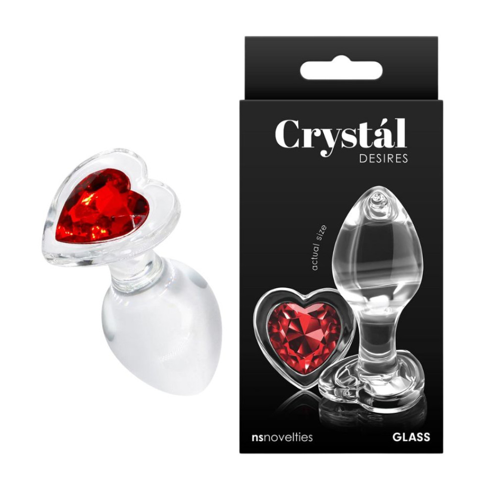       NS Novelties Crystal Desires Red Heart