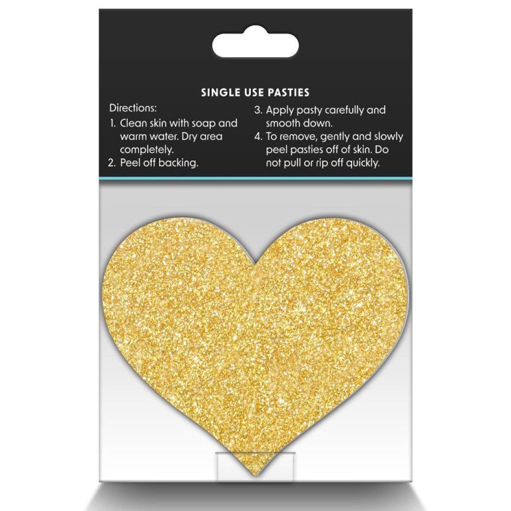   2-      NS Novelties Pretty Pasties Glitter Hearts, /