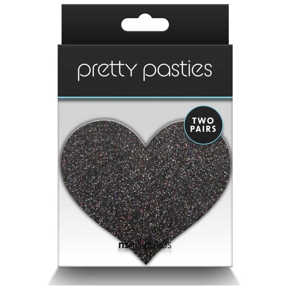   2-      NS Novelties Pretty Pasties Glitter Hearts, /