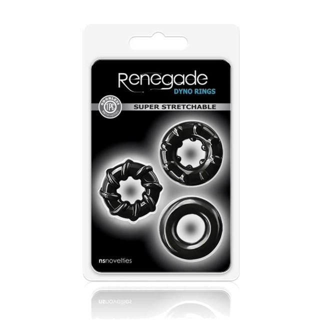    NS Novelties Renegade Dyno Cock Rings, , 3 