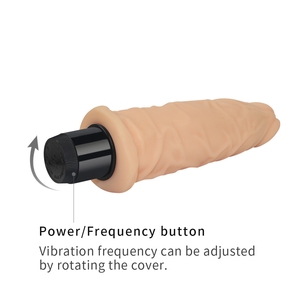   LoveToy Real Feel Vibrator Flesh, 19  4,2 