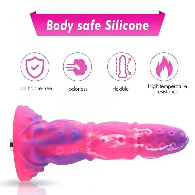  - Hismith Silicone Tentacle Dildo Monster Series