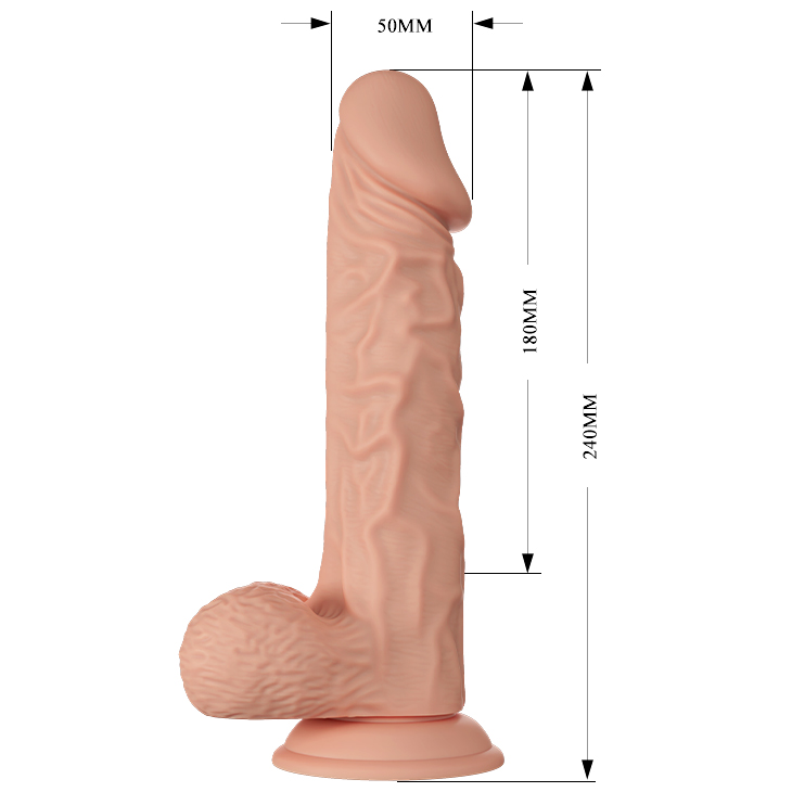     Beautiful Encounter Buraq Dildo Flesh, 24 