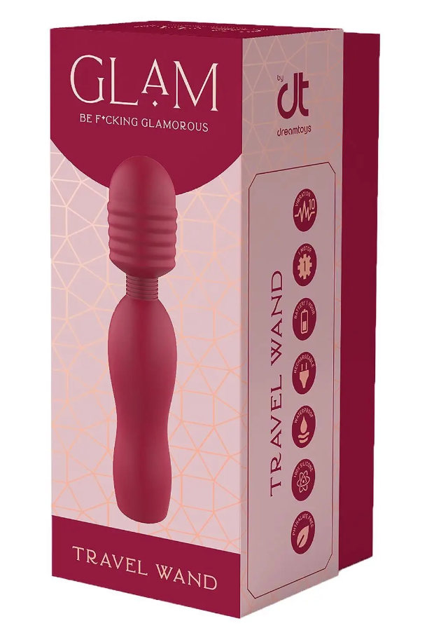 - Dream Toys Glam Travel Wand Red, 14,5  3 