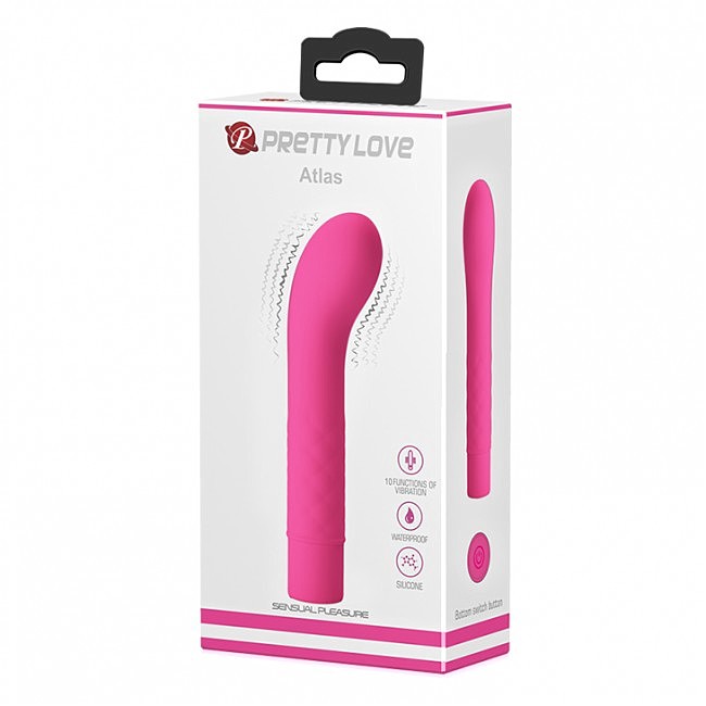  G- Pretty Love Atlas Vibrator Pink, 14  3 