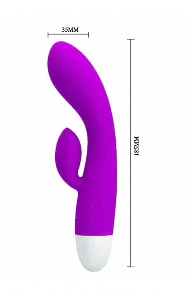 - Pretty Love Eli Vibrator Pink, 30  , 18,5  3,5 