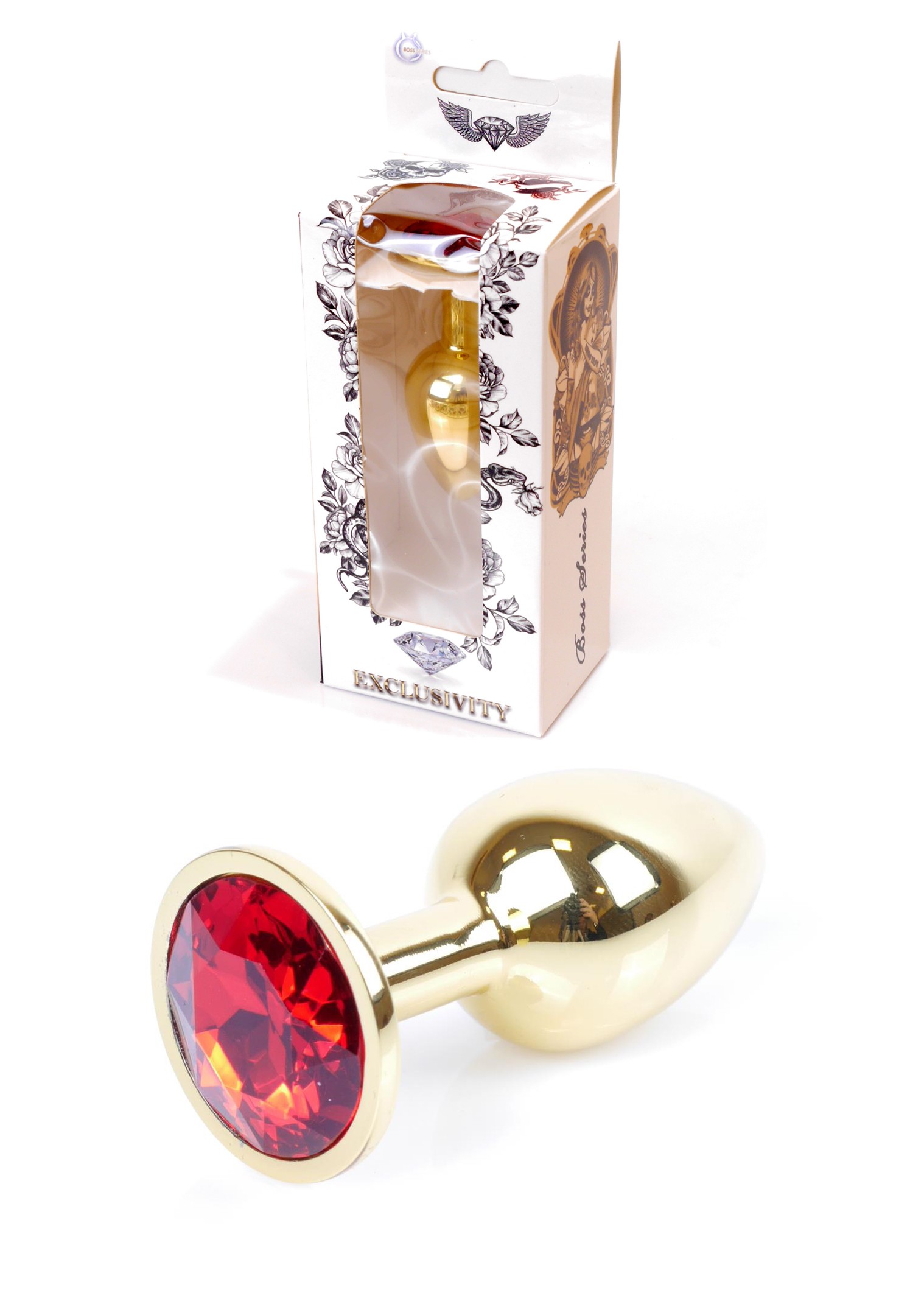     Plug-Jewellery Gold PLUG- Red  S