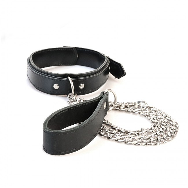  c    Art of Sex Emoji Collar with Leash Black