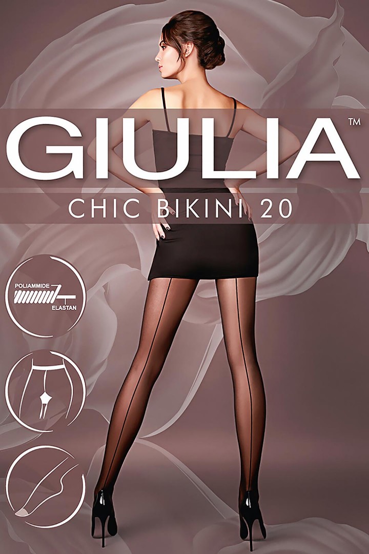         GIULIA Chic 20 calze (NERO 3/4)