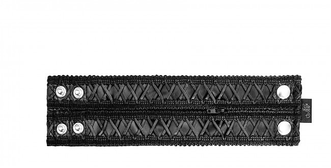    Noir Handmade F326 Wrist wallet with hidden zipper