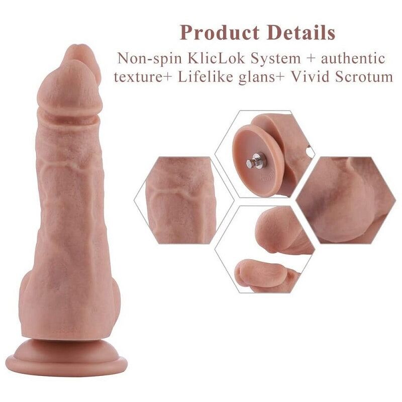  - Hismith 9.8» Double Penetrator Silicone Dildo, 