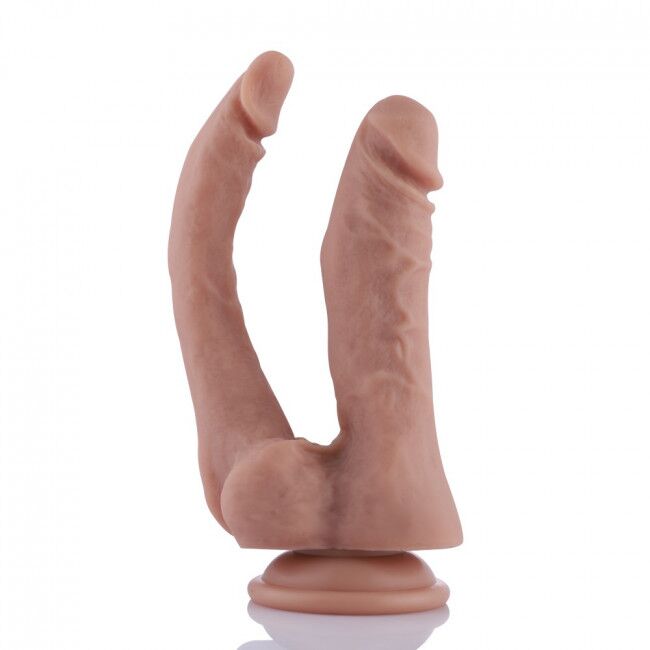  - Hismith 9.8» Double Penetrator Silicone Dildo, 