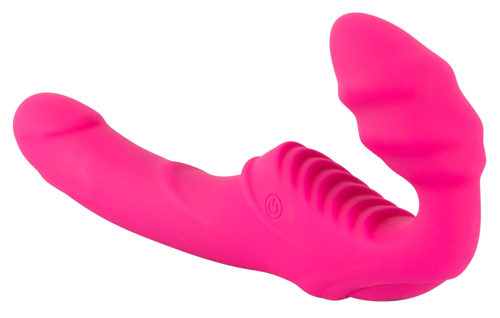    Vibrating Strapless Strap-On Pink