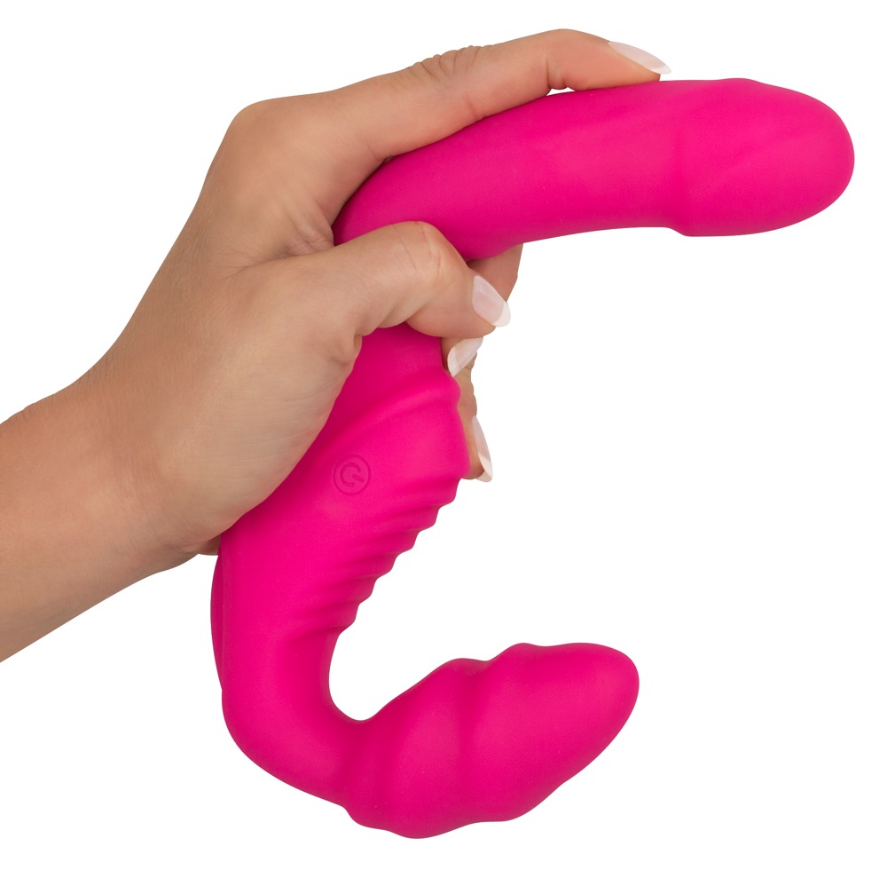    Vibrating Strapless Strap-On Pink 