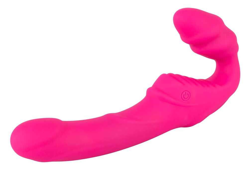    Vibrating Strapless Strap-On Pink