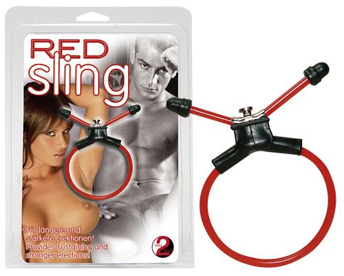   Red Sling Penisring  