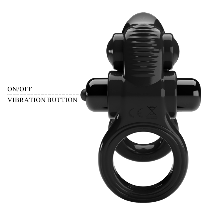     Pretty Love Vibrating Pasionate Cock Ring Black 