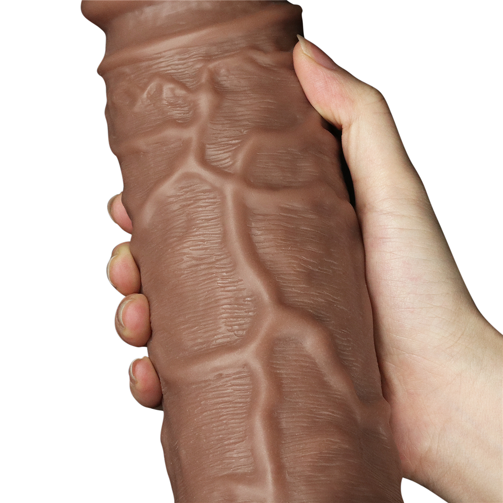  LoveToy Realistic Chubby Dildo Brown, 26,6  6,3 