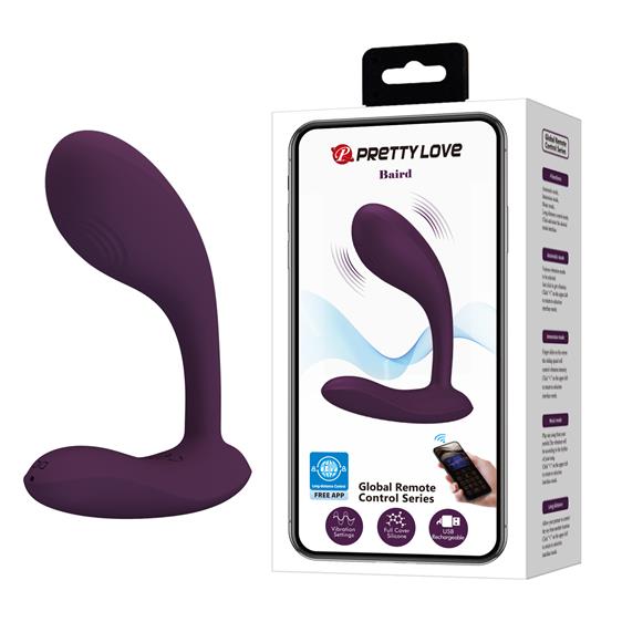    Pretty Love Baird Vibrator Purple (App)