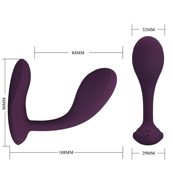    Pretty Love Baird Vibrator Purple (App)