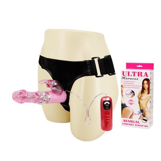      Baile Vibrator with pearls + bunny Pink