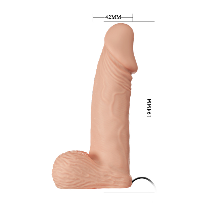   Ultra Female Strap-On Realistic Dildo For her, 19,4  4,2 