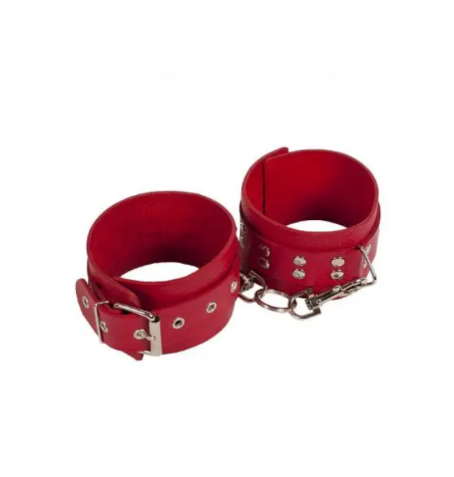    Leather Restraints Leg Cuffs, 