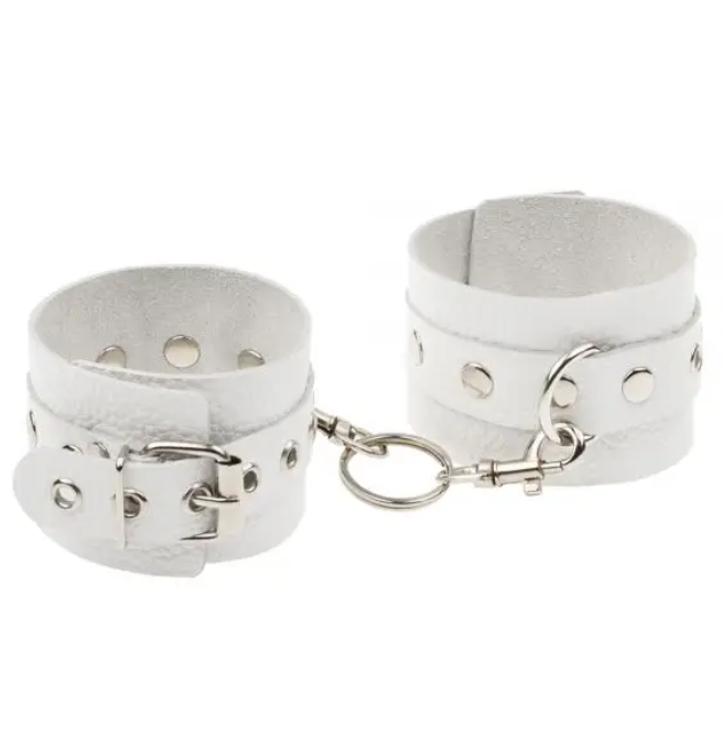   Leather Double Fix Leg Cuffs, 