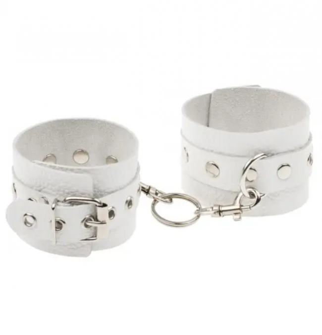   Leather Double Fix Leg Cuffs, 