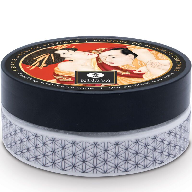        Shunga Body Powder Sparkling Strawberry Wine, 75 