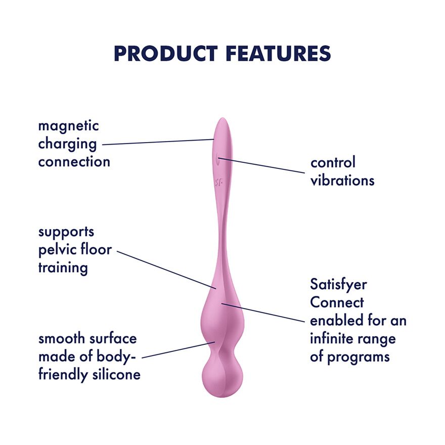   -   Satisfyer Love Birds 1 Connect App Pink, 78 