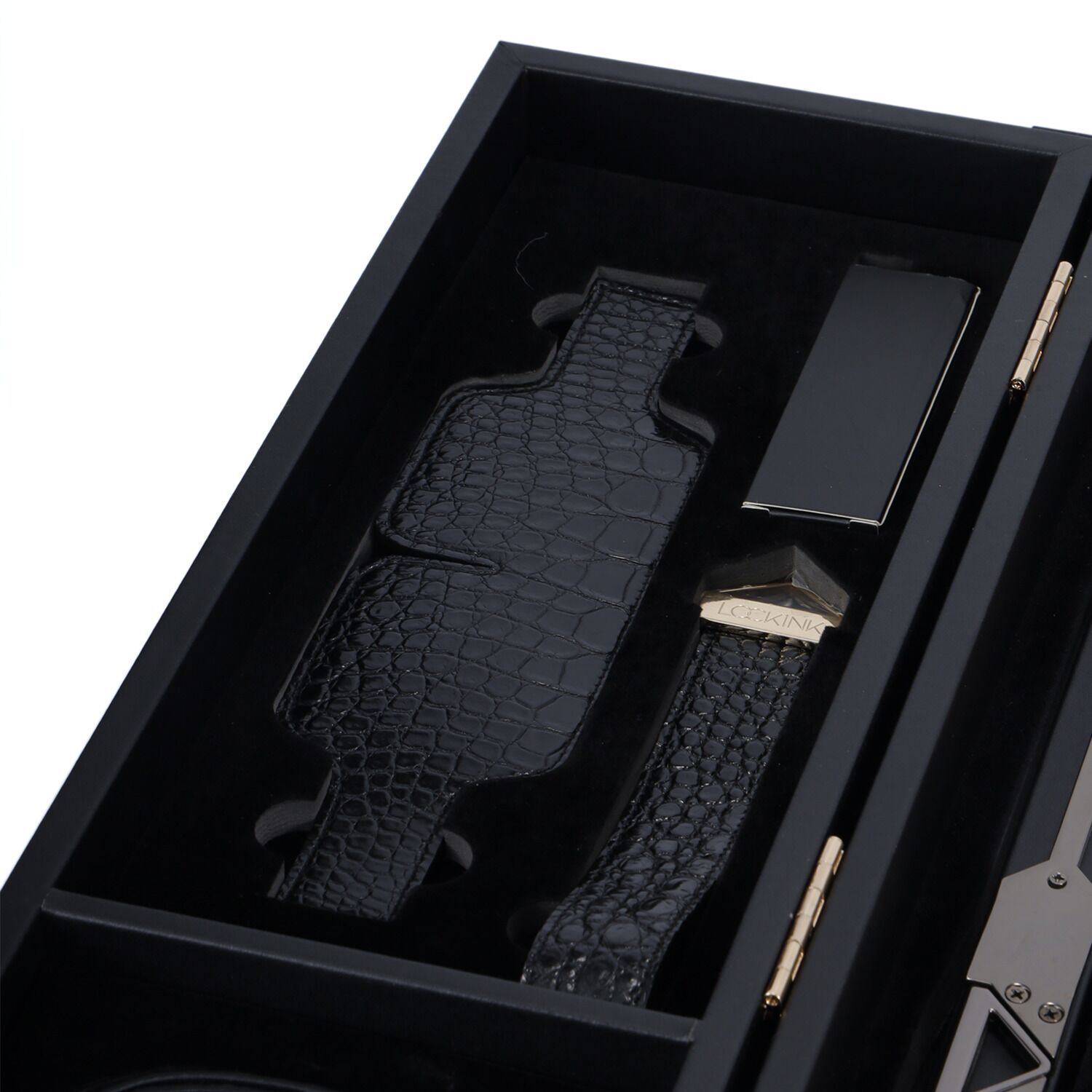 - LOCKINK All-in-1 BDSM Play Kit Crocodile Leather