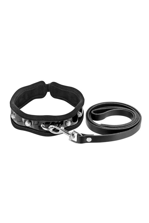    Fetish Tentation Premium Patent leather chocker and leash